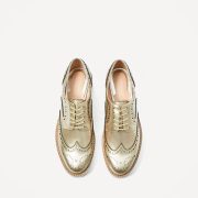 GOLD PLATFORM BROUGUES